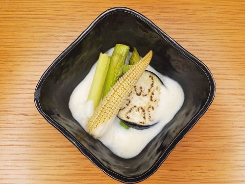 ◆グリル野菜のモルネーソースかけ