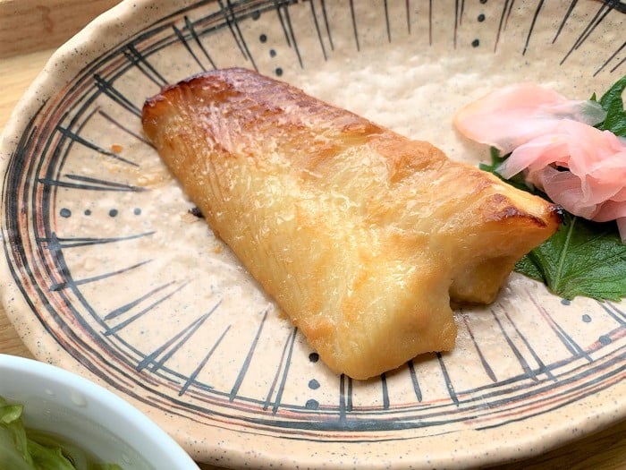 【昼食】カラスガレイの西京焼き