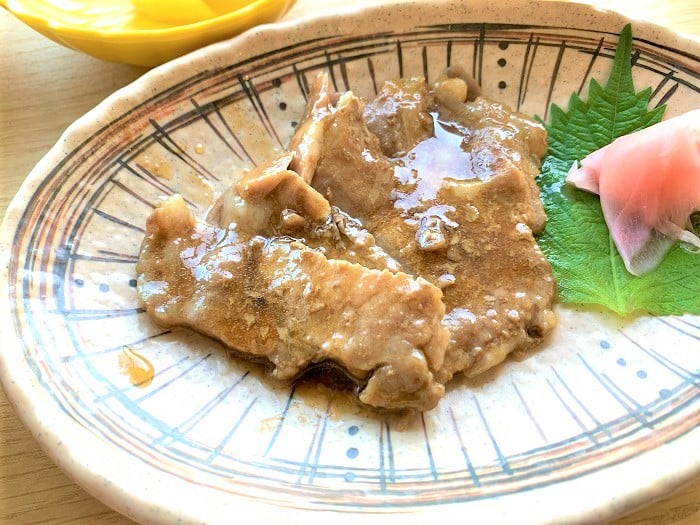 【昼食】豚肉の照り焼き