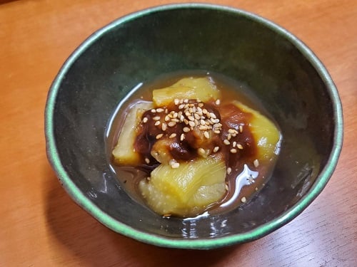 ■焼き茄子の田楽