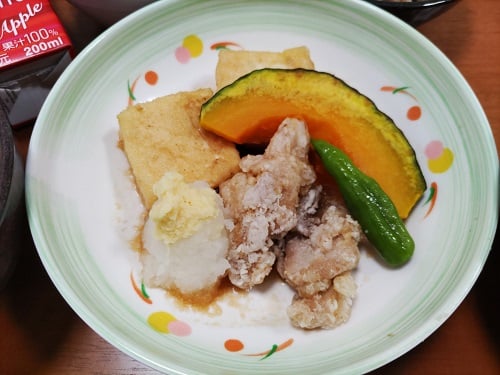 ■鶏肉と豆腐の揚げ出し
