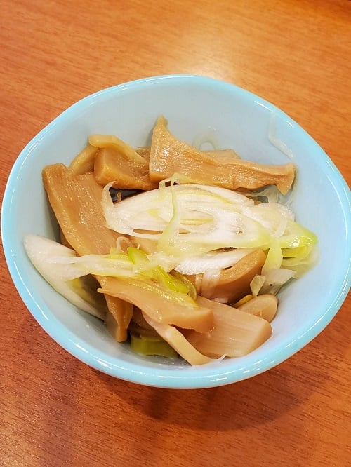 ■メンマと葱の和え物