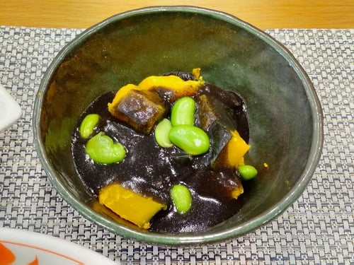 ■南瓜の胡麻あんかけ