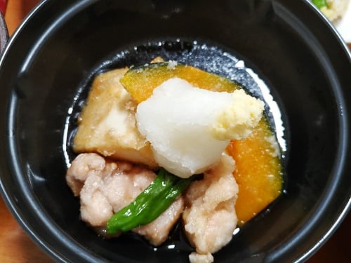 ■鶏肉と豆腐の揚げ出し