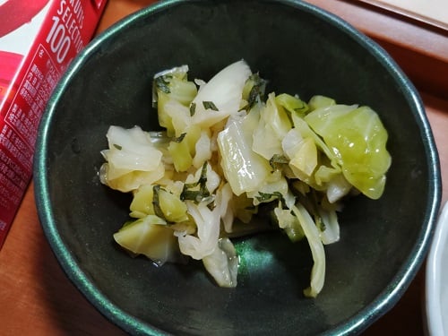 ■キャベツの青じそ和え