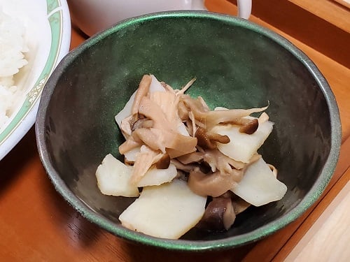 ■きのことポテトのバターソテー