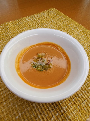 トマトの冷製スープ