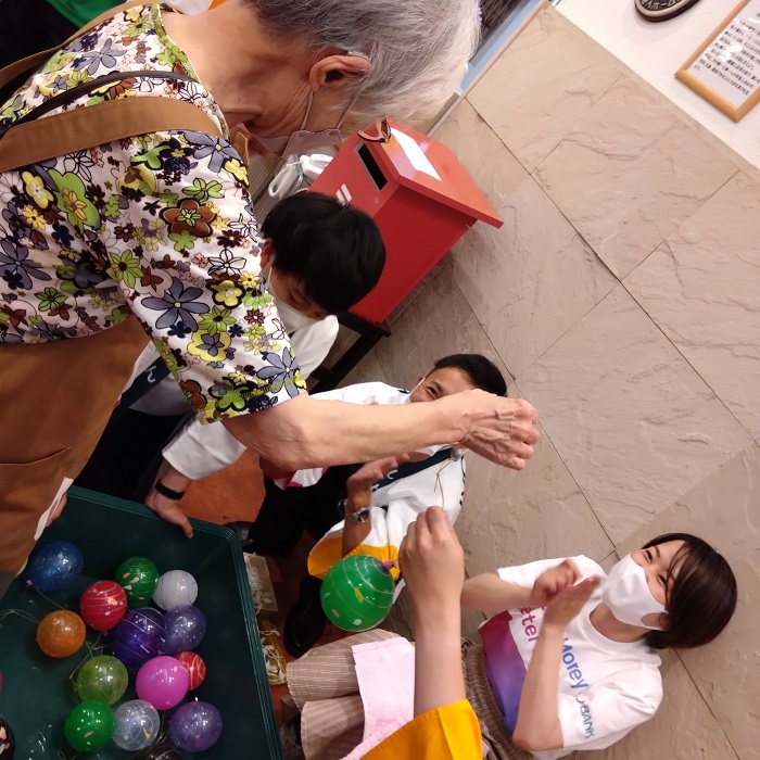 ヨーヨー釣りに初挑戦☆
3個も釣れました！