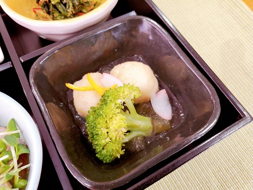 海老団子の冬瓜あんかけ