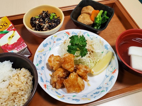 9/4（月）鶏のにんにく醤油揚げ