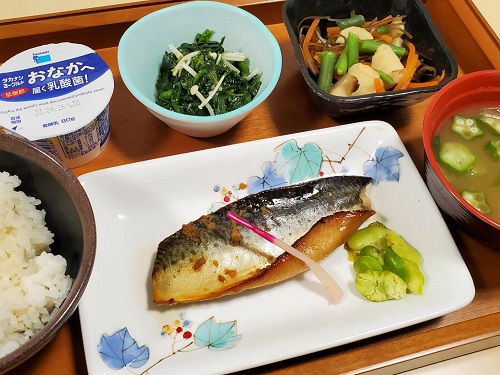 B食：鯖の醤油麹焼き