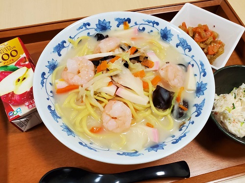 9月26日（火）野菜たっぷりちゃんぽん
