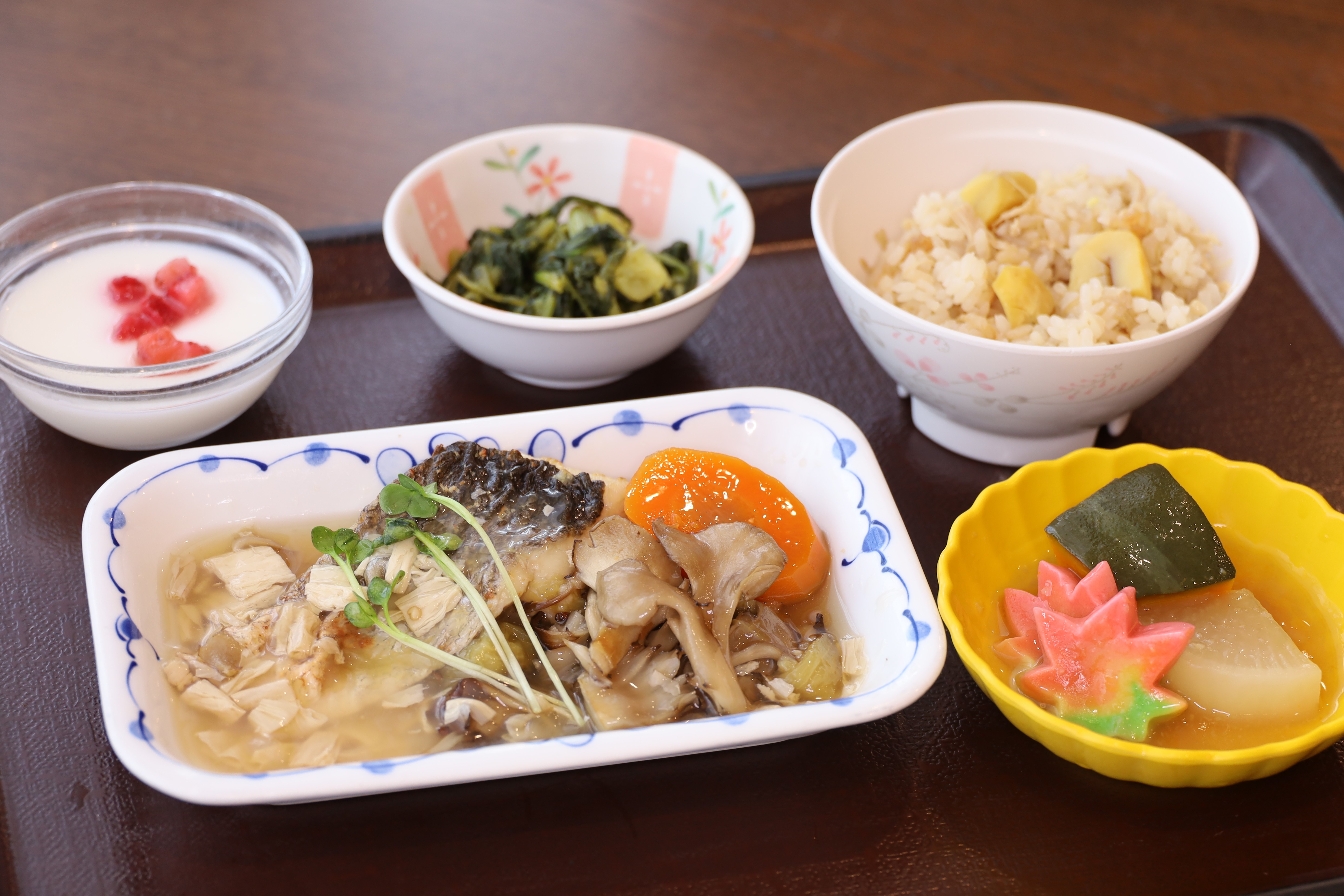 白身魚の湯葉あんかけ