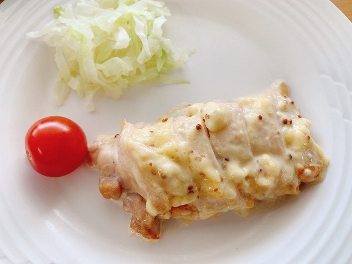 【昼食】鶏肉のマスタード焼き