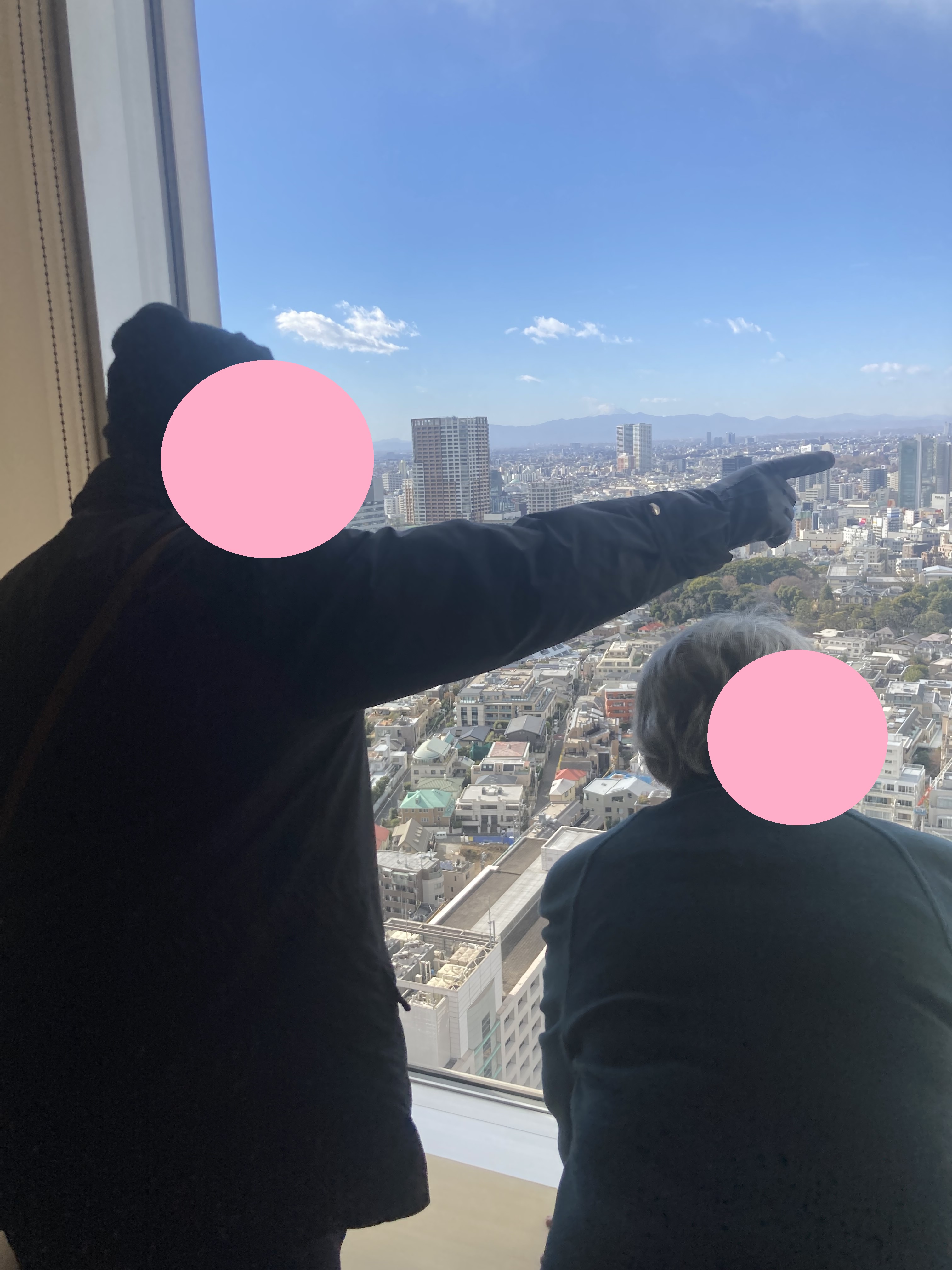 まずは品川プリンスホテル38階でランチ