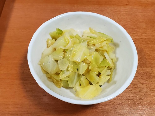 ■キャベツの青じそ和え