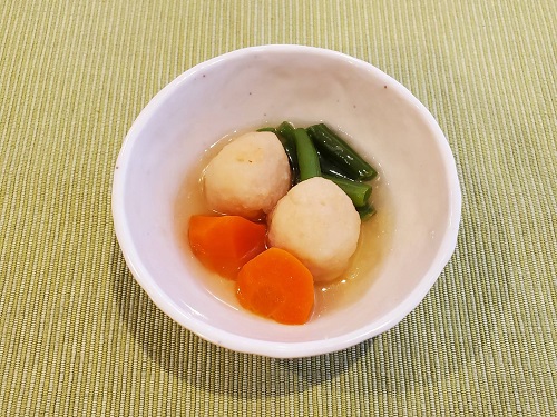 【共通】
海老団子の煮物
