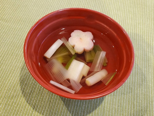 ■うるいの清まし汁