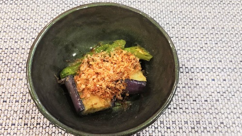 ■茄子と長芋の揚げ浸し