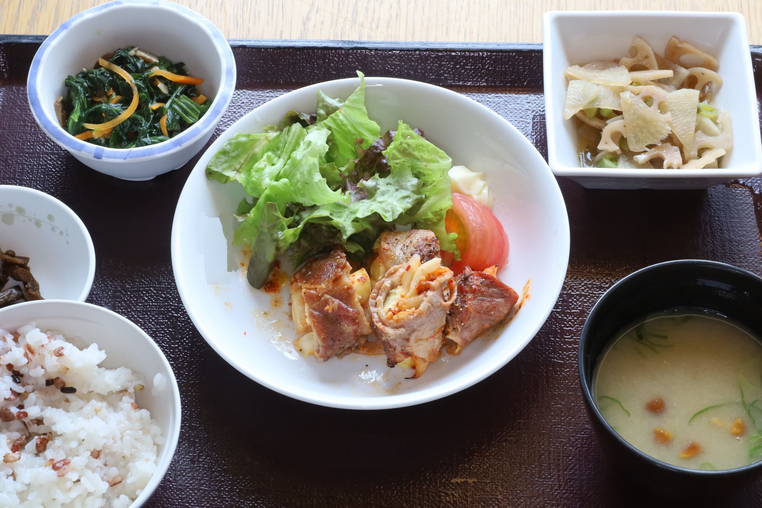 豚肉のキムチーズ巻