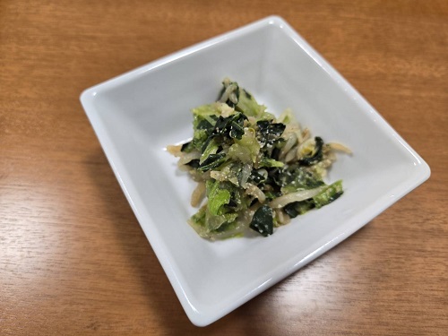 ■もやしと青梗菜の和え物