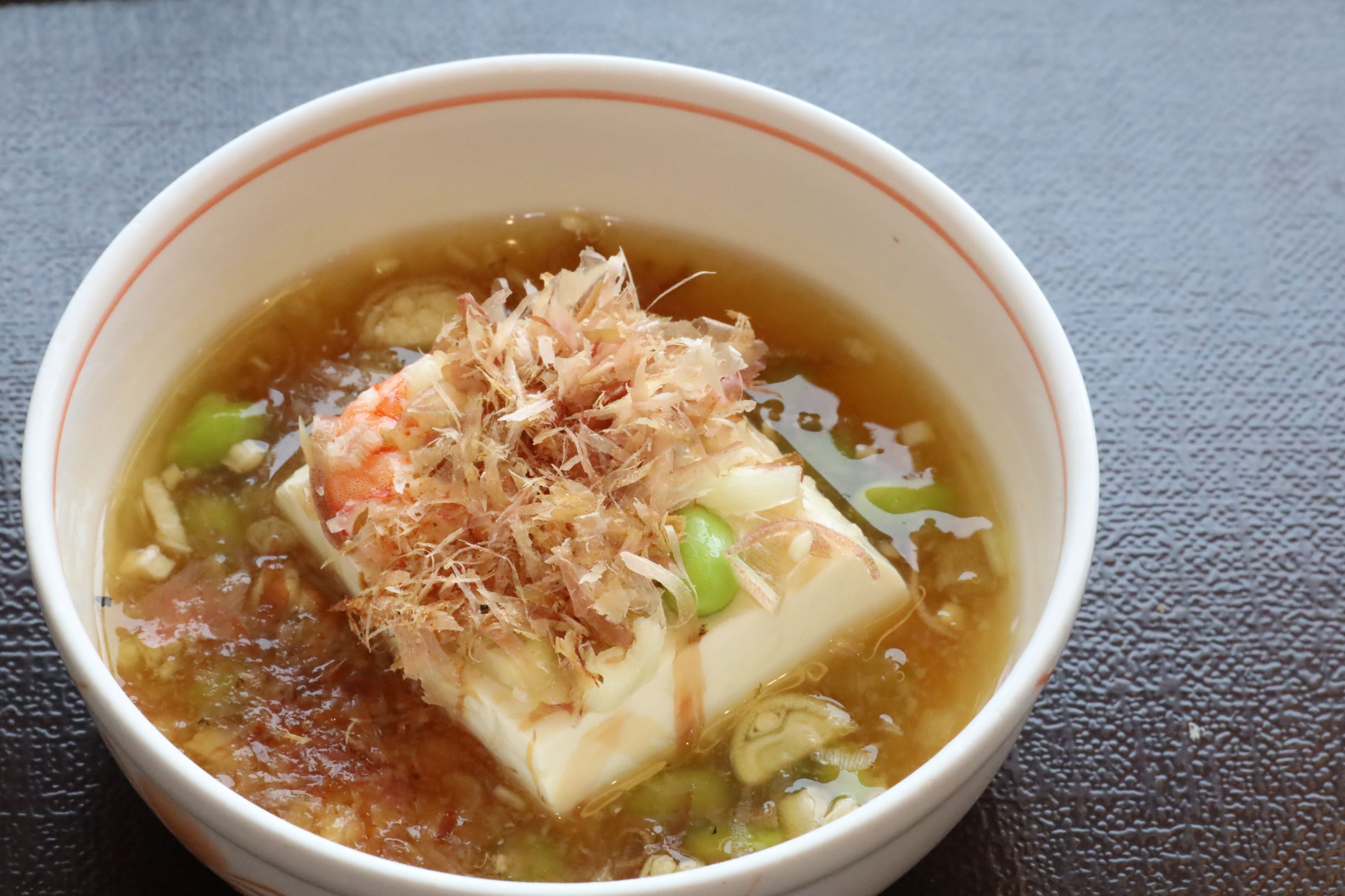 豆腐の冷やし生姜あん