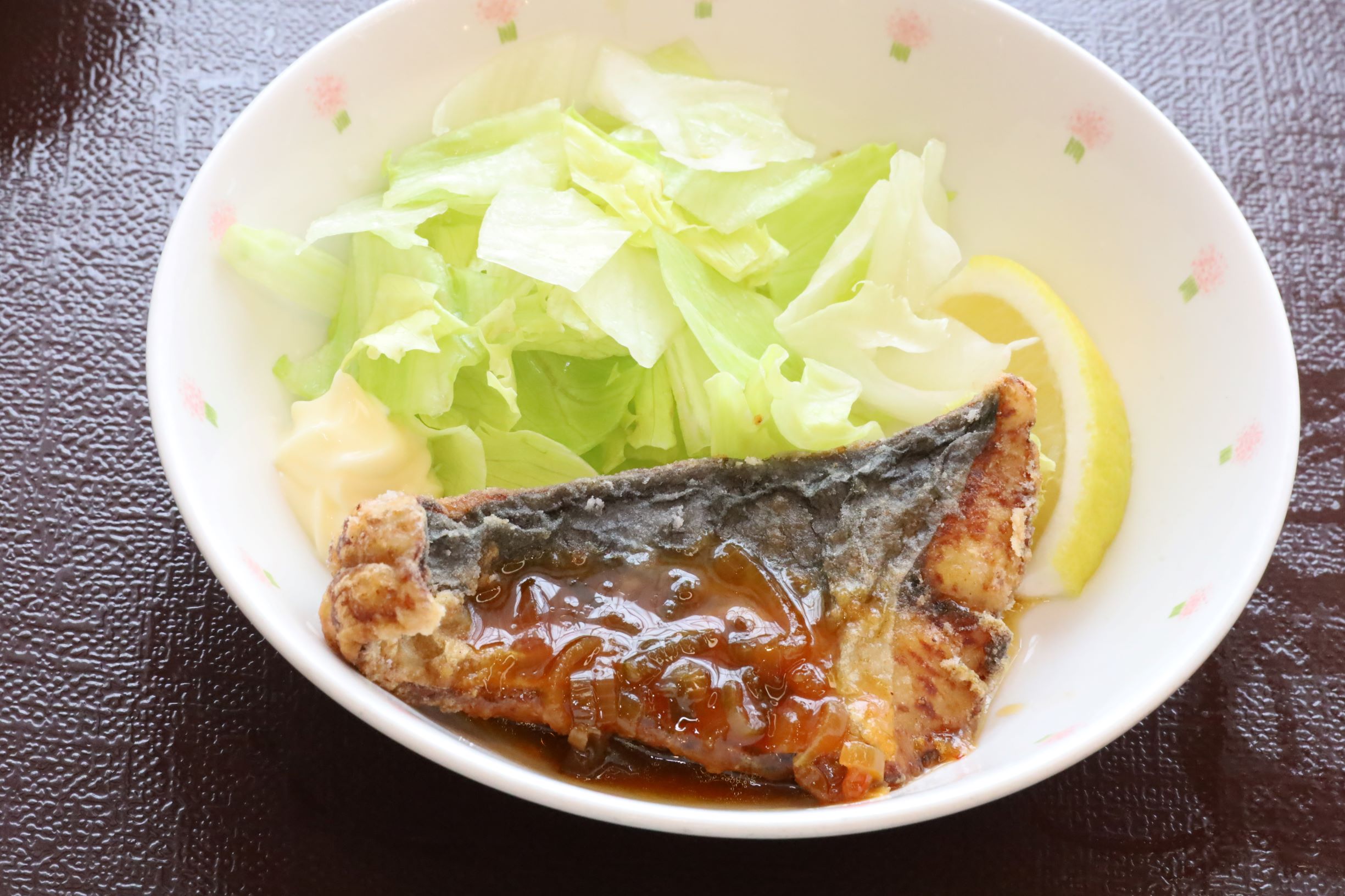揚げ鰆の甘酢ソース