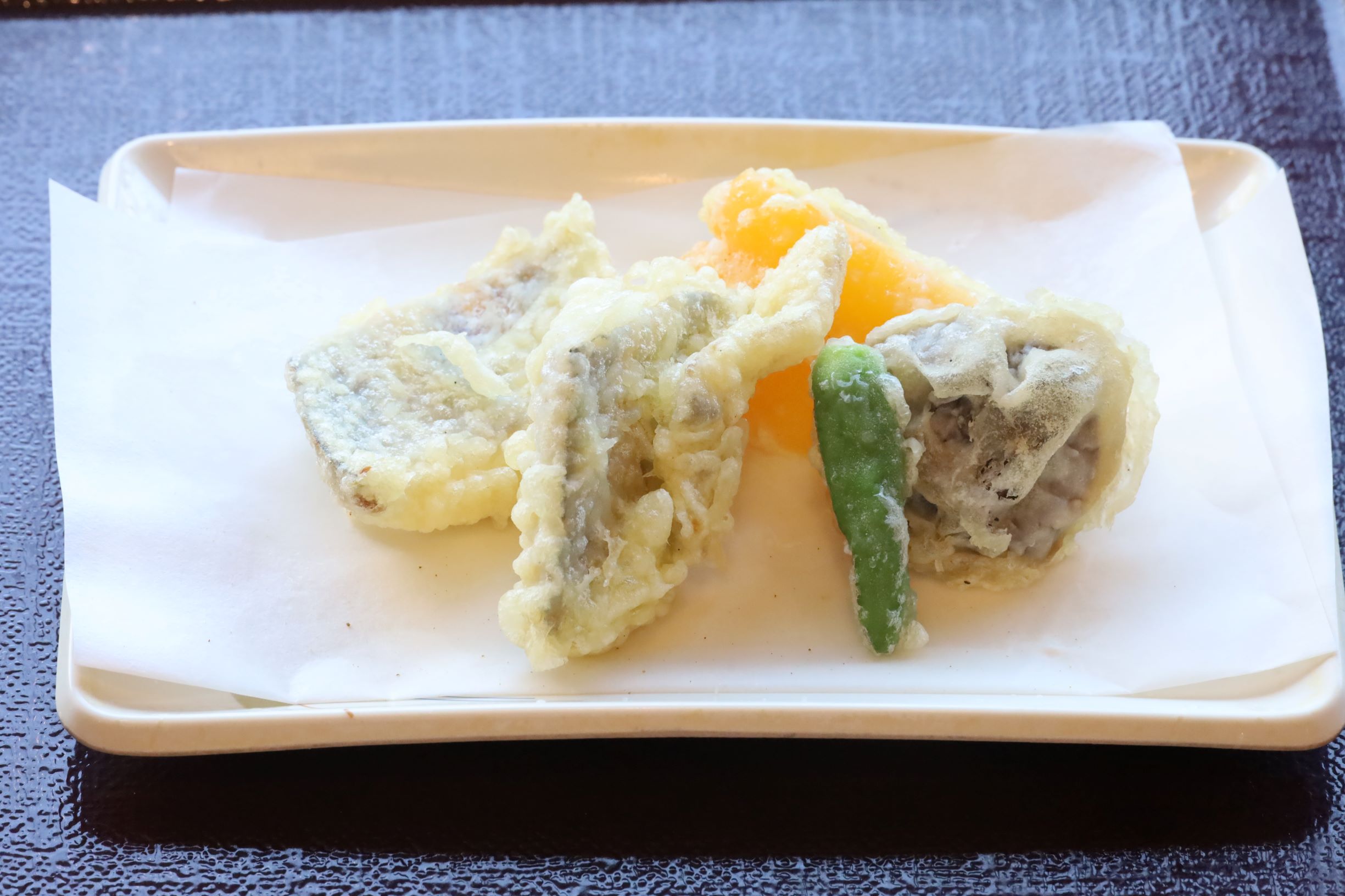 ９月６日（金）夕食
Ａ食　太刀魚と野菜の天婦羅
