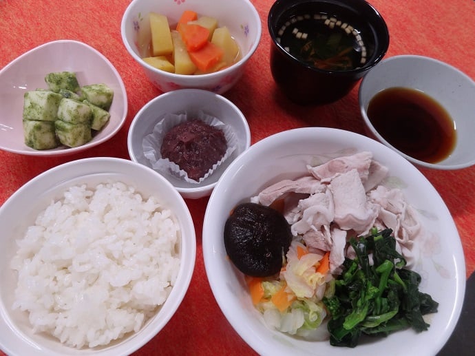 B食：豚温しゃぶ 米飯