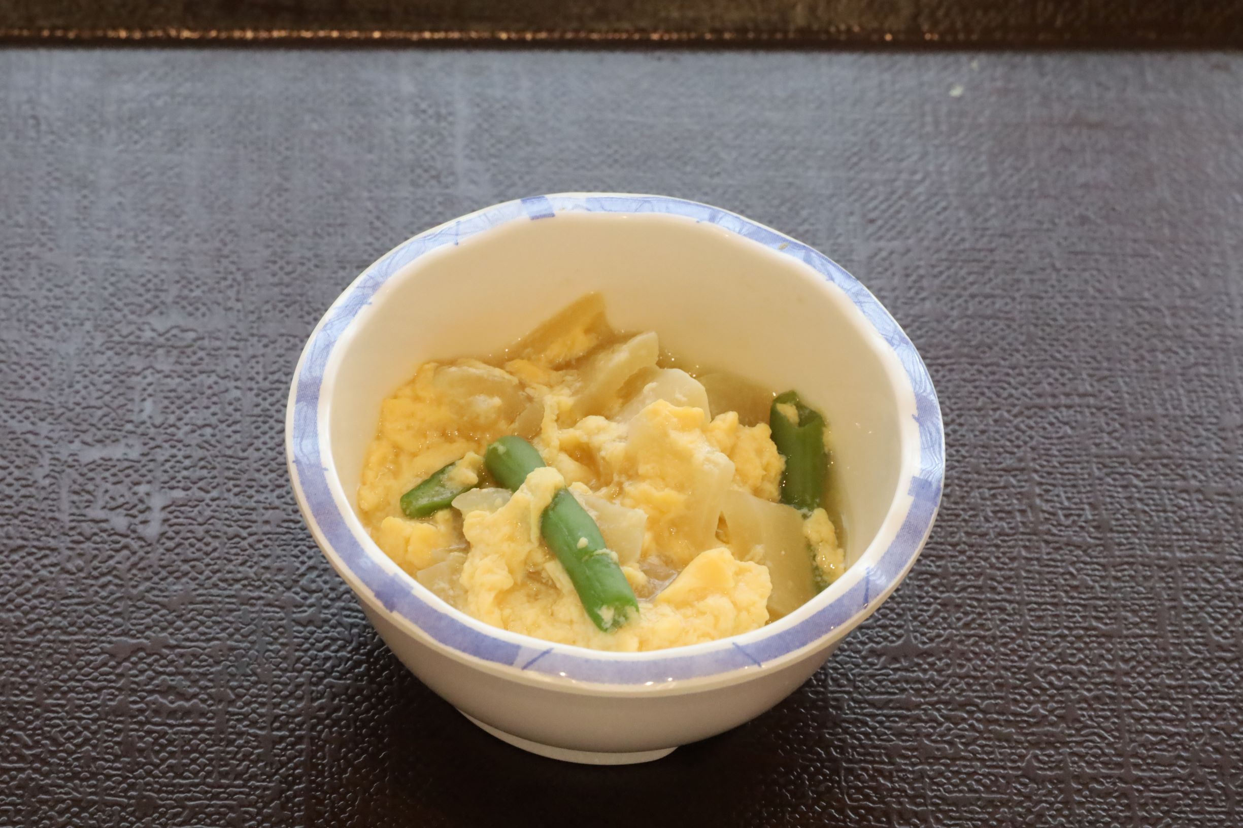 １０月２７日（日）昼食
小鉢　かんぴょうの卵とじ