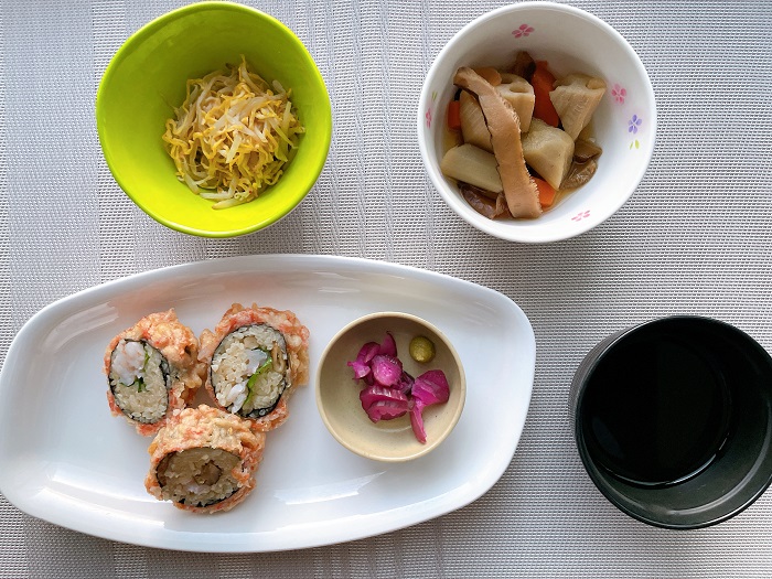 A食：秋風香る 舞阪太鼓の天茶漬け　