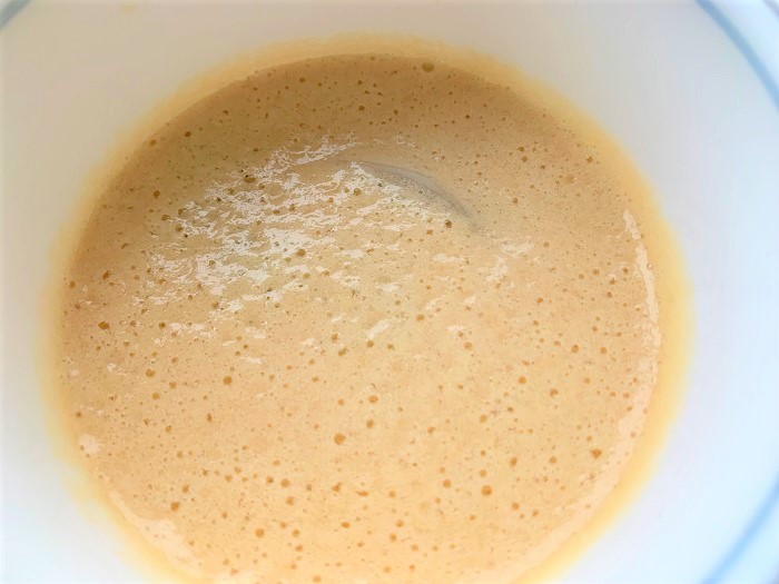 蕪の豆乳スープ