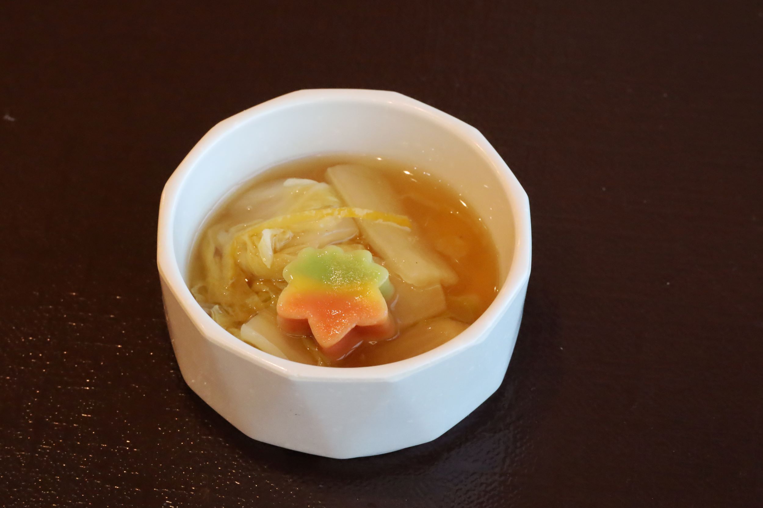 蕪と白菜の柚子葛煮