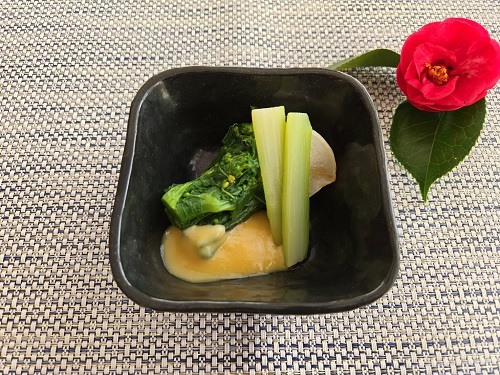 ■春野菜の酢味噌和え