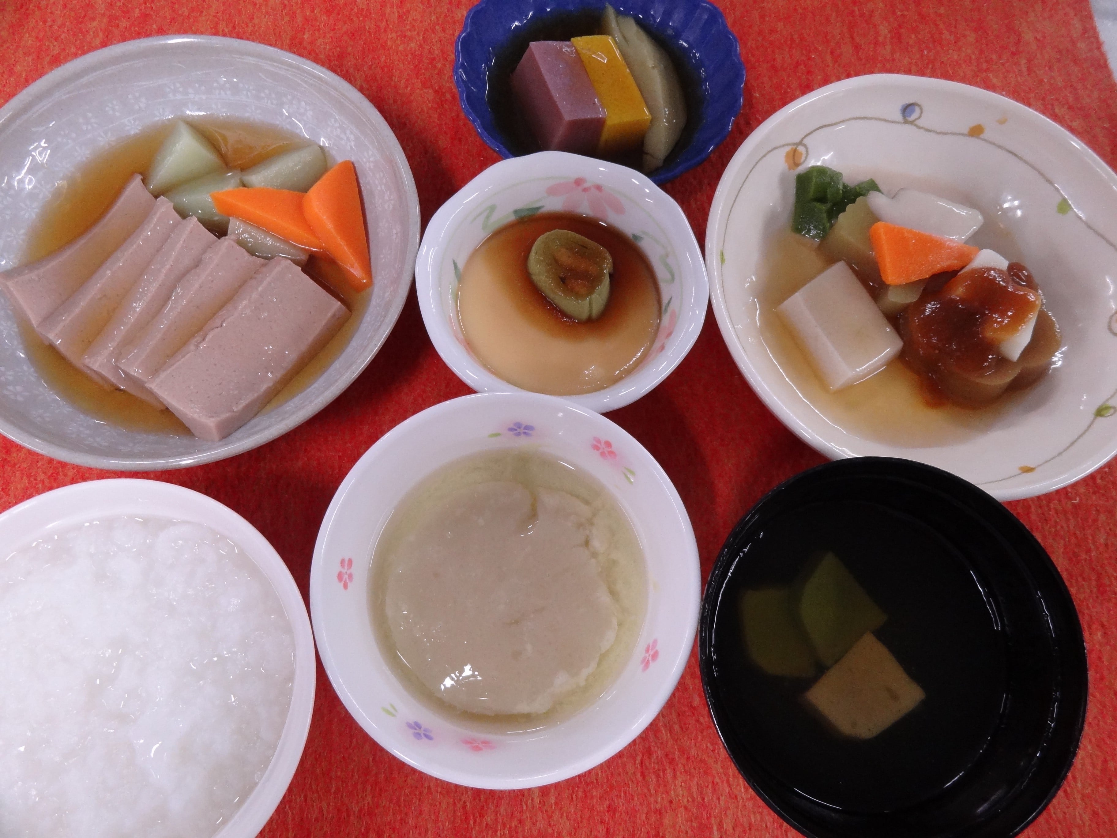 当日のソフト食