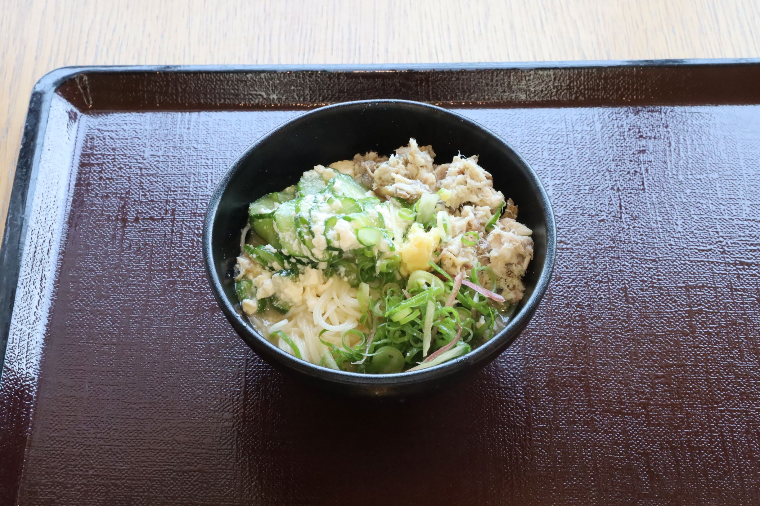 暑い日にぴったり♪冷や汁のそうめん
６月３０日（月）昼食　Ａ食
