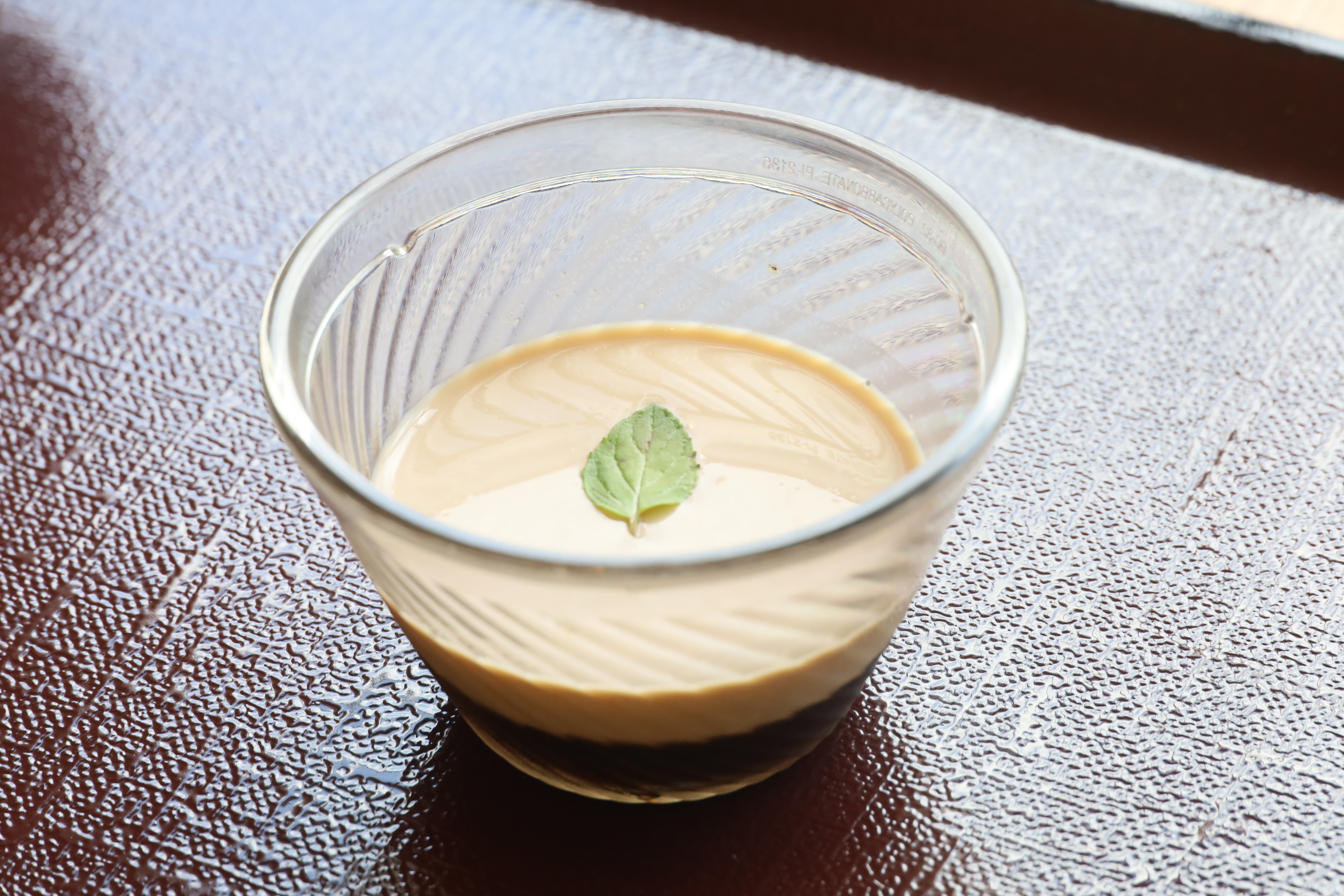 ２層のコーヒーゼリー