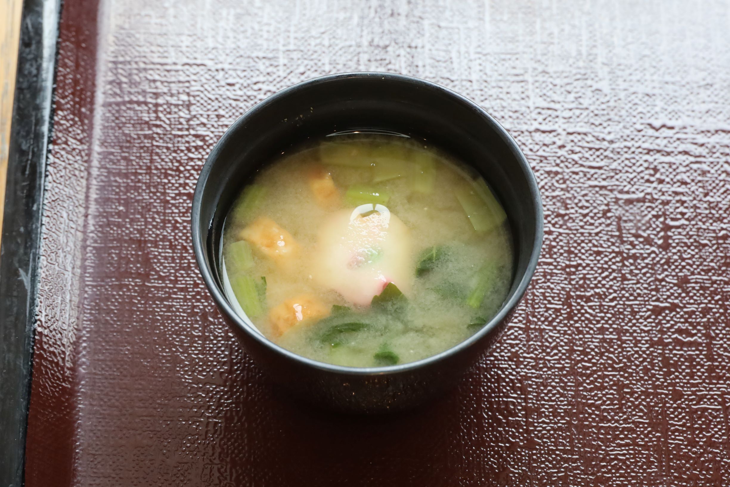 おおさかしろ菜のみそ汁