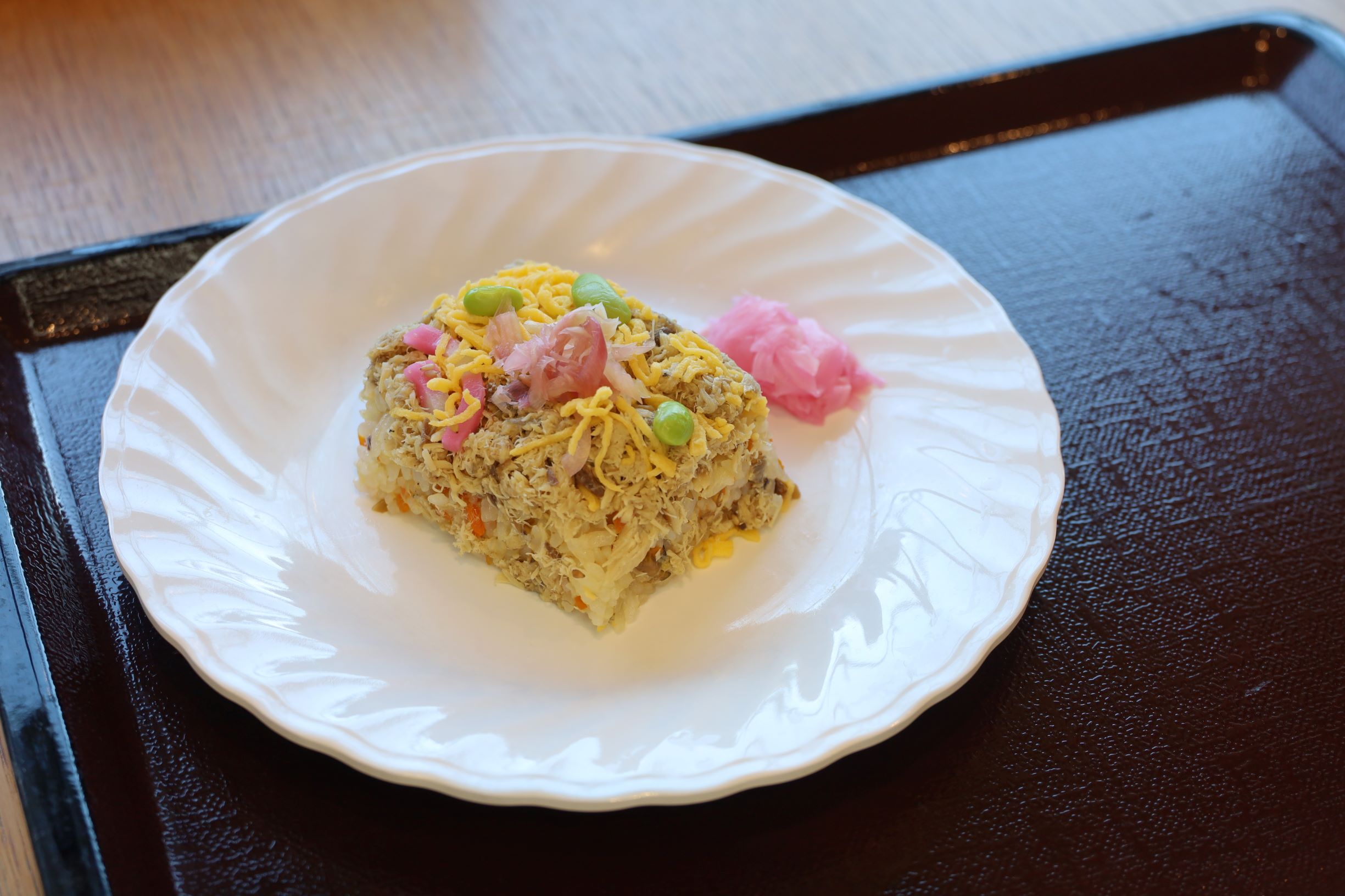 ７月13日（日）夕食Ａ食　
ばら寿司