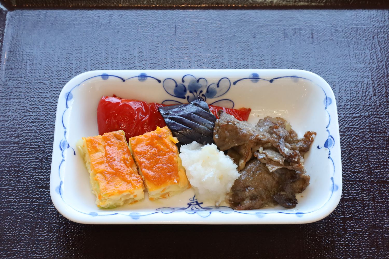 （B食）牛サッと焼きと磯千草焼き