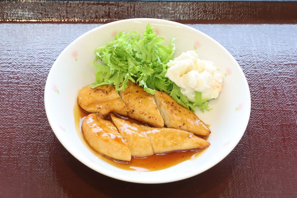9月11日（木） 夕食Ａ食
鶏ささみの甘辛ソテー