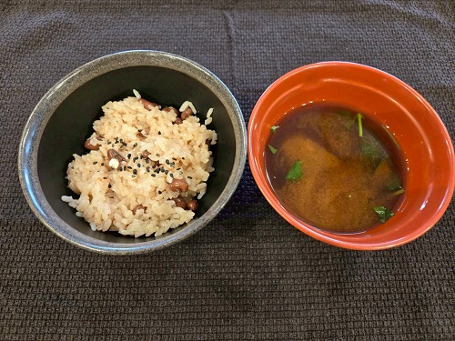 ■しじみの赤だし
■赤飯