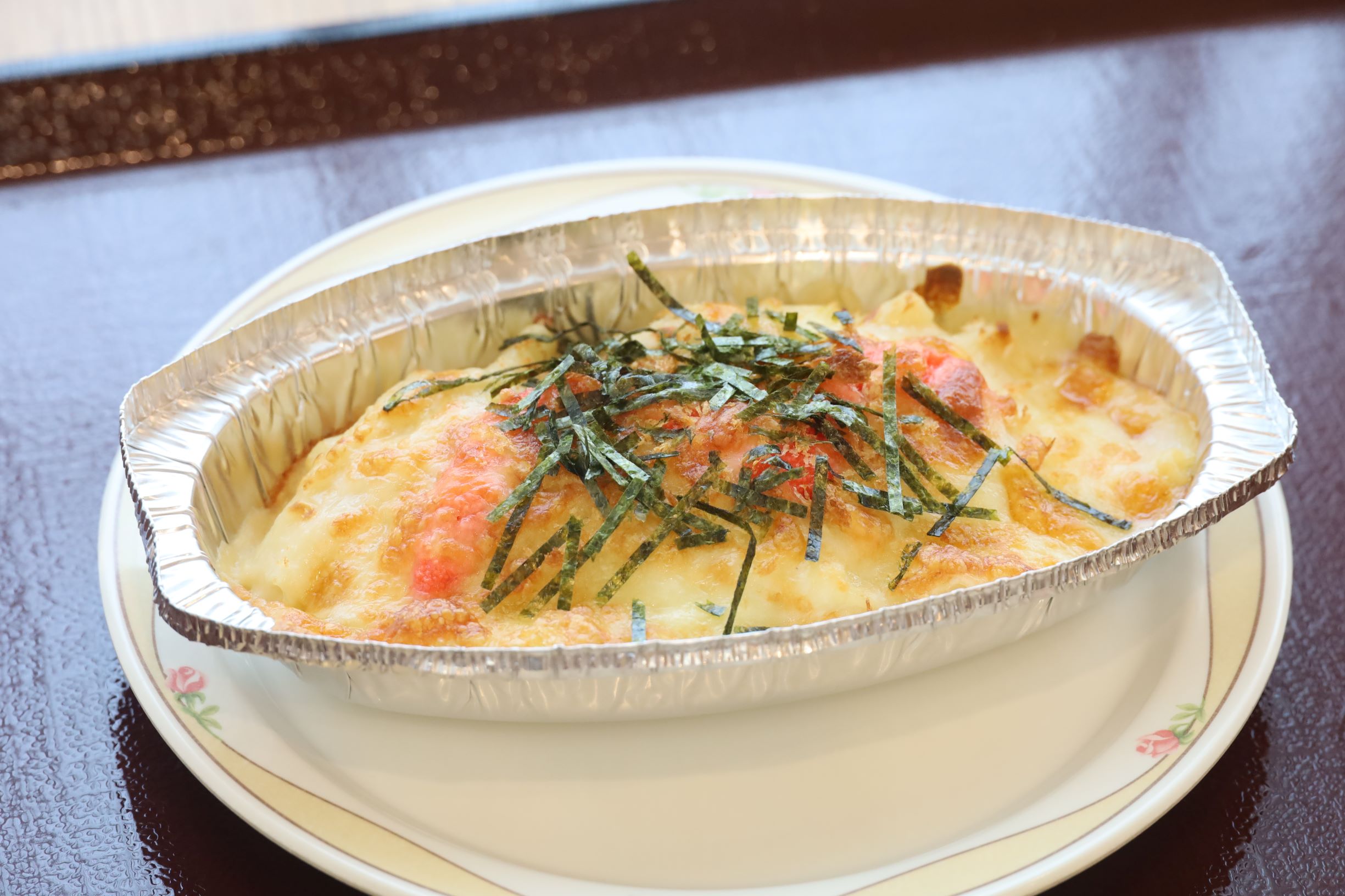 2月18日（水）昼食A食
うどんで作る！和風明太グラタン
