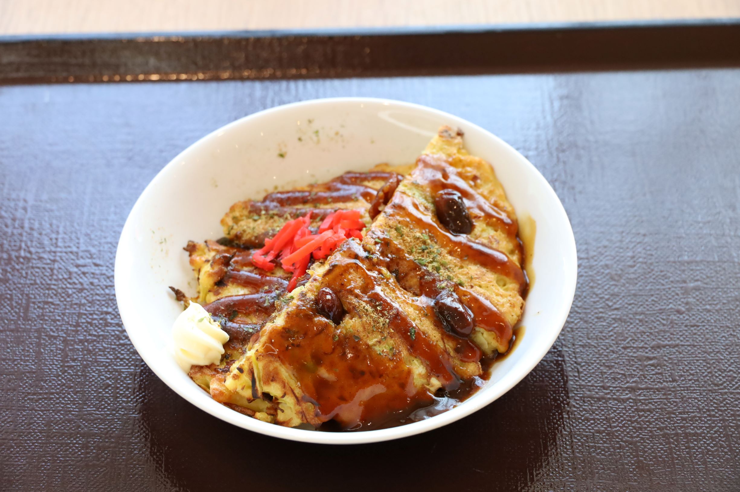 2月13日（金）昼食A食
まめ玉天（金時豆入りお好み焼き）