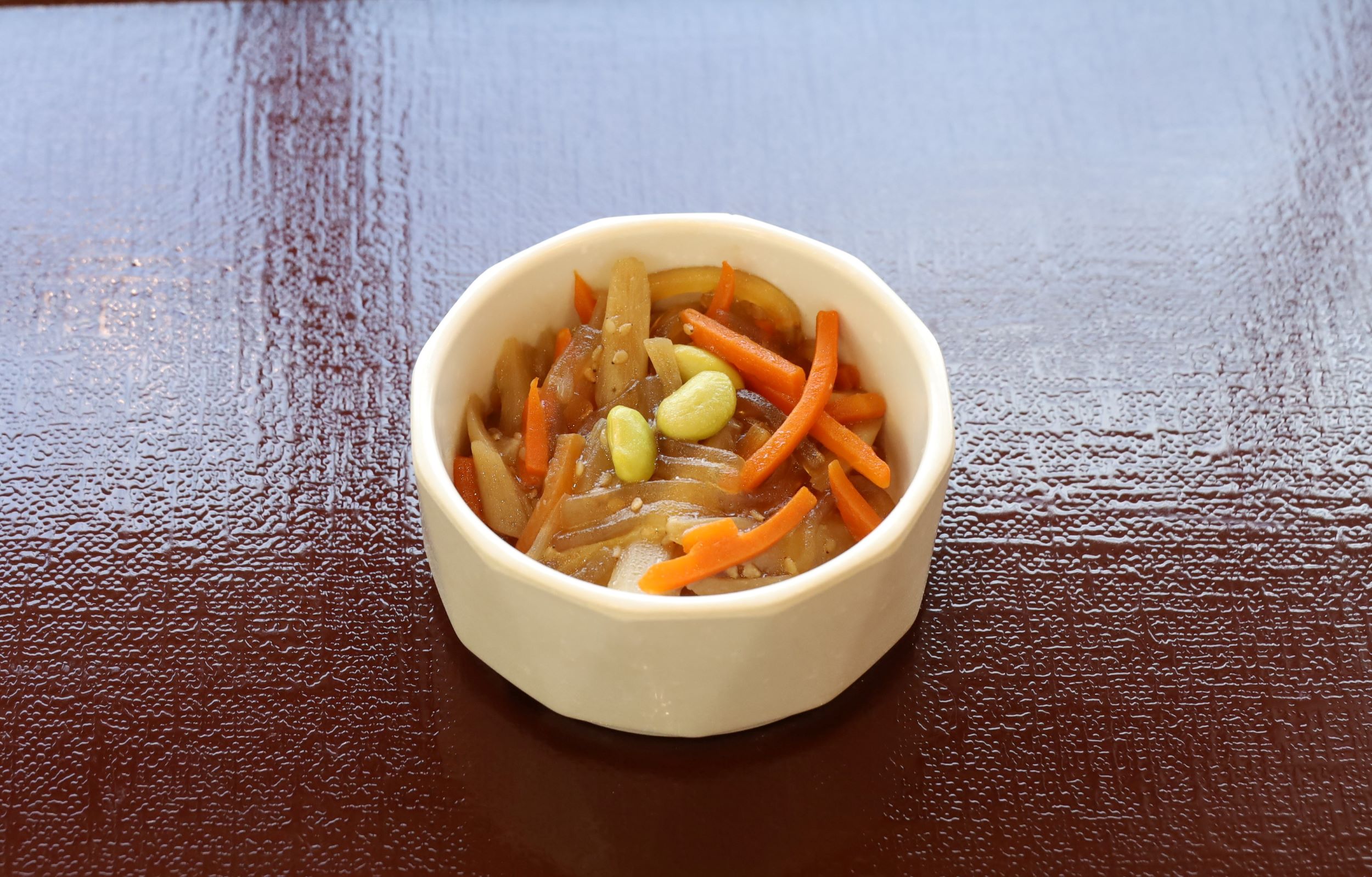 ごぼうと葛切りの金平