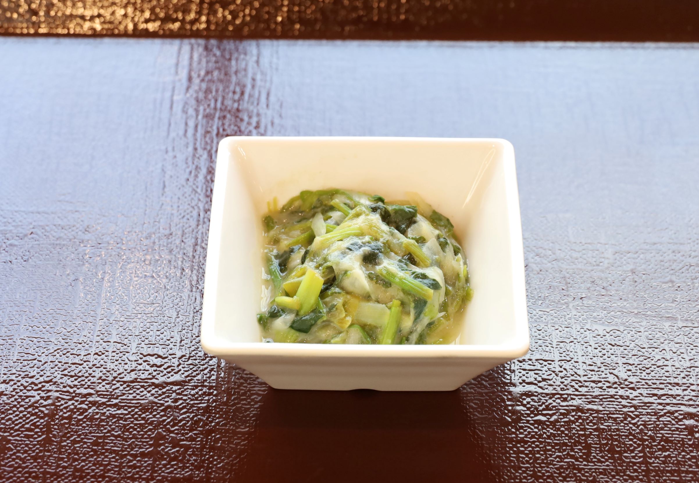 せりの酢味噌和え