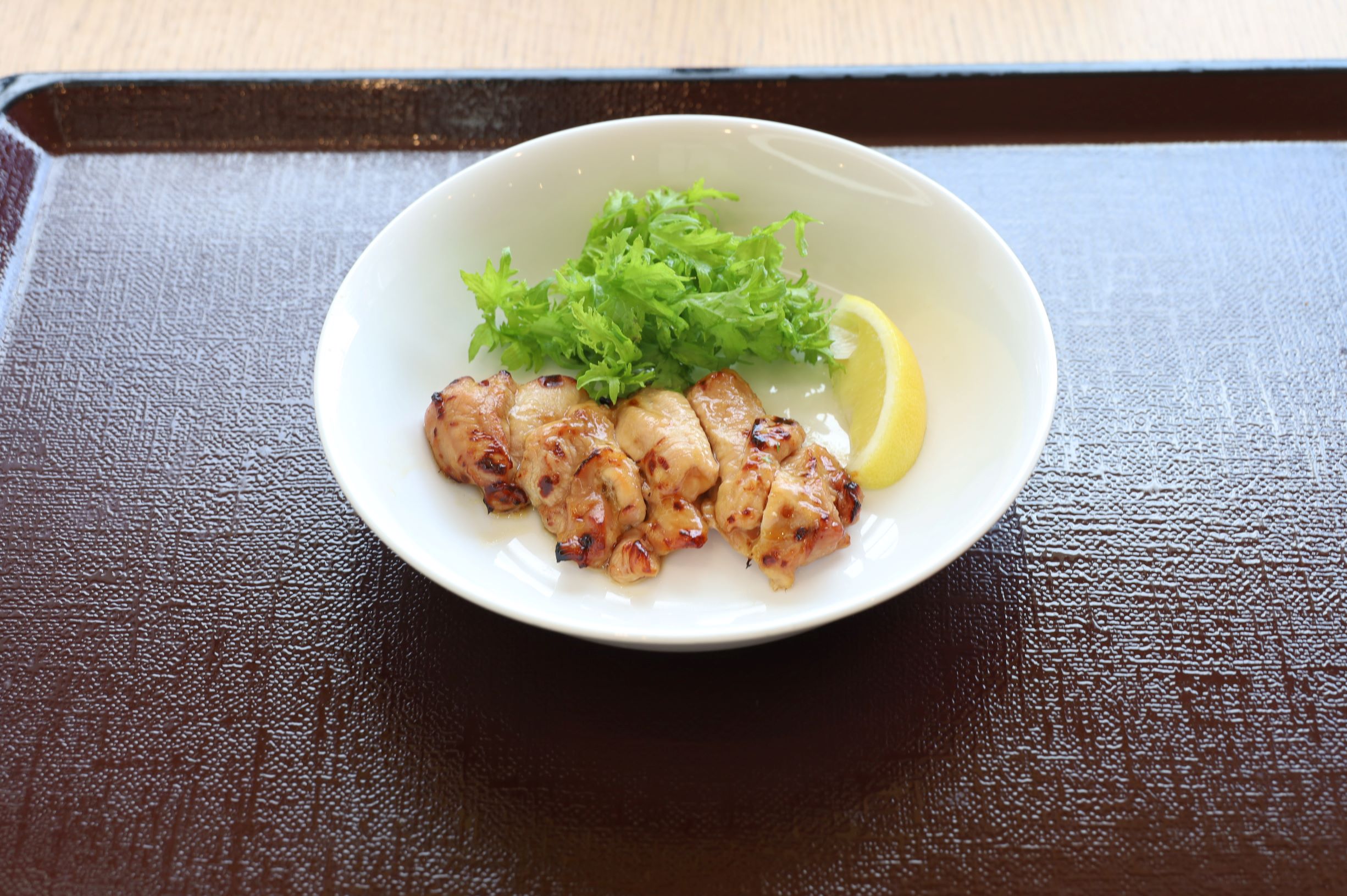 A食：タイ風鶏肉の照り焼き