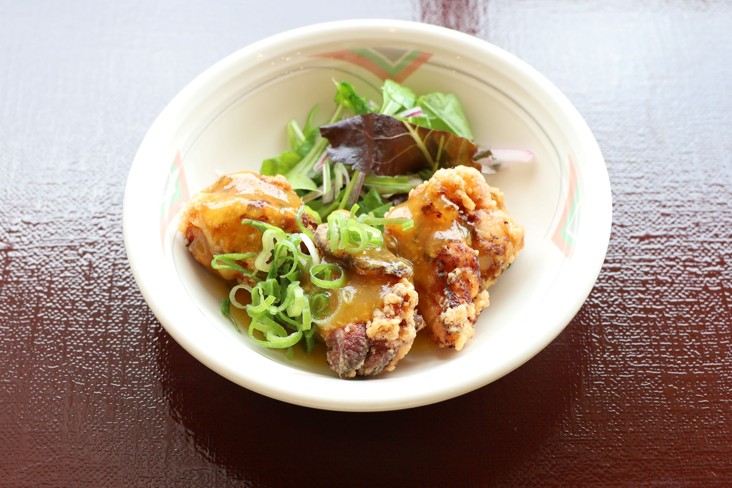 7月13日（月）昼食　Ａ食
マンゴーソースのから揚げ