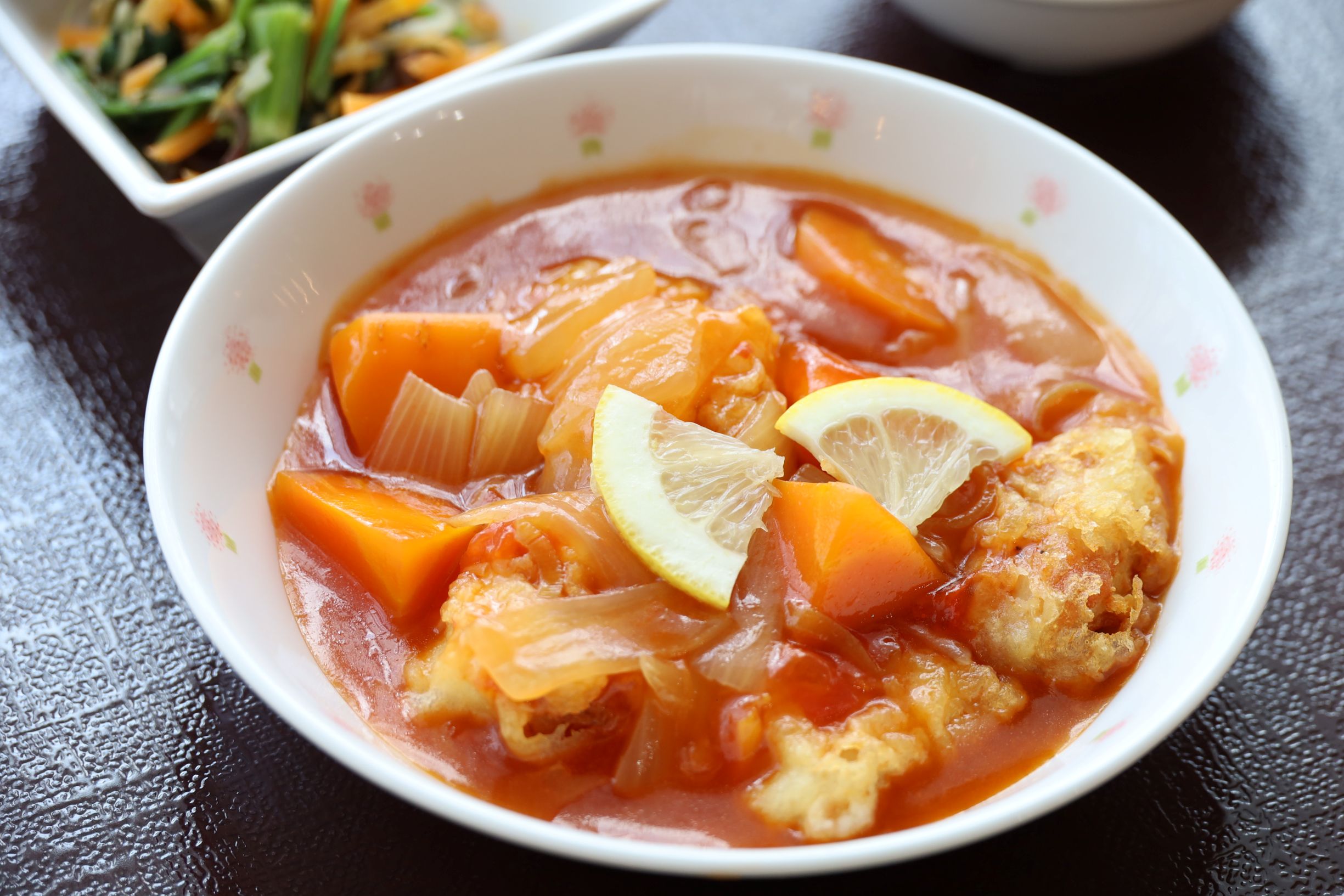 7月23日（木）昼食　Ａ食
レモンでさっぱり♪香味酢鶏