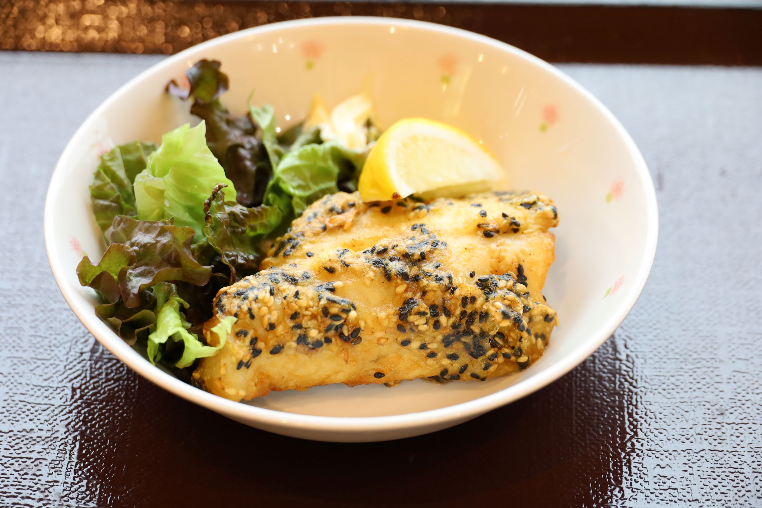 7月28日（火）夕食　Ａ食
季節の魚の石垣揚げ
